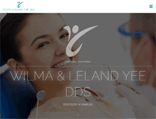 Tablet Screenshot of dentistry4families.com